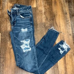 American Eagle Ripped Skinny Jeans